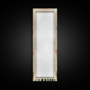 Abstract Tulips, Pastel Colors, Japanese Art, Skinny Art, Tall Art, Framed Canvas Print, Ukiyo-e Style