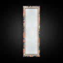 Abstract Rainbow and Waterfall Framed Canvas Print - Tall Skinny Japanese Style Wall Art