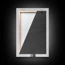 Cactus Bloom, desert botanical, minimalist art, black and white, southwest wall art, framed canvas print, vertical wall art, moody art