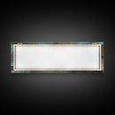 Lantern, rustic art, moody art, oil painting, long narrow wall art, extra wide art, above sofa art, Framed Canvas Print