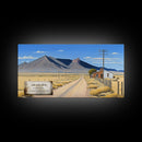 San Luis Peak, Colorado Art, Travel Poster Wall Art, Framed Canvas Print, American Mountains, Mountain Landscape Painting, Colorado Mountain