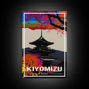 Kiyomizu Temple Wall Art, Japan Poster, Asia Wall Print, Travel Wall Print, Travel Poster, Travel Wall Art, Canvas Wall Print