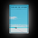 Salar De Uyuni Wall Art, Bolivia Poster, South America Wall Print, Travel Wall Print, Travel Poster, Travel Wall Art, Canvas Wall Print
