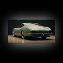 Classic Car Wall Art, Car Art, Automotive Art, Panoramic Art, Wall Art, Canvas Art, Landscape Art, Landscape Print, Gift For Car Lovers