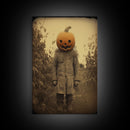Halloween Wall Art, Spooky Art Print, Dark Art Print, Creepy Wall Art, Canvas Print, Wall Art, Vertical Print, Home Decor, Wall Decor