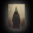 Horror Art Print, Dark Art Print, Witch Wall Decor, Gothic Wall Decor, Canvas Print, Wall Art, Vertical Print, Home Decor, Wall Decor