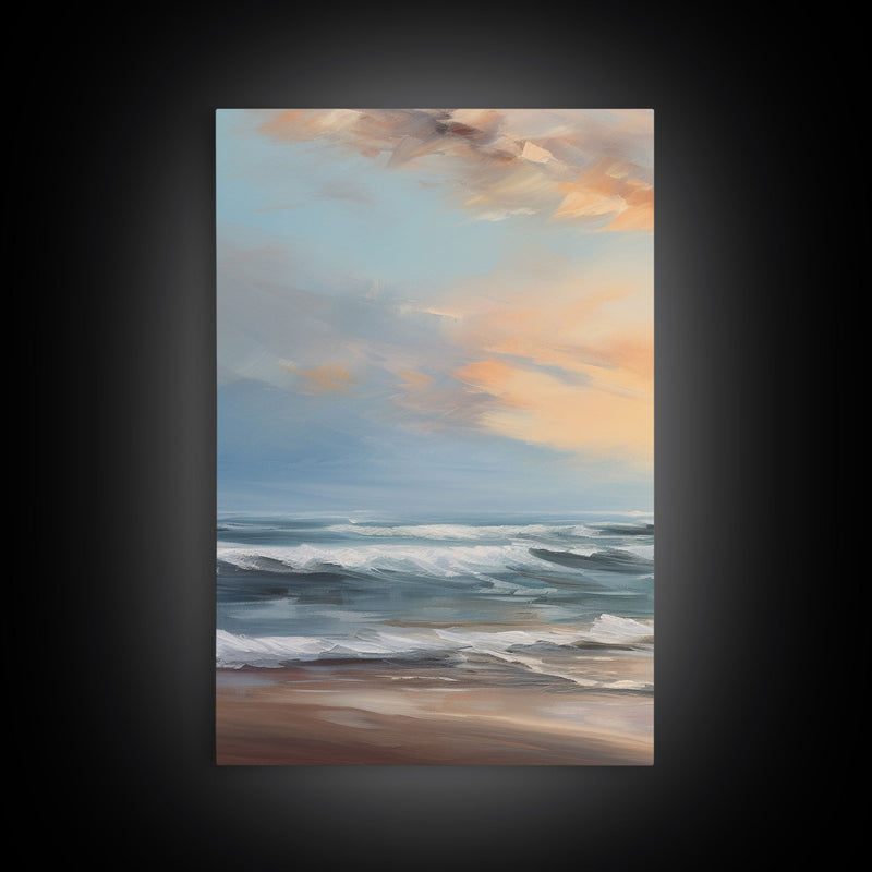 Beach Wall Art, Seascape Print, Sunset Wall Art, Canvas Print, Wall Art, 3 Piece Wall Art, Beach House Wall Decor, Home Office Art, RV Decor