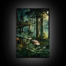 Tropical Art, Jungle Wall Print, Nature Print, Landscape Art, Canvas Print, Wall Art, 3 Piece Wall Art, Camper Wall Decor, Gift For Boss