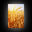Wheat Field Print, Nature Wall Art, Canvas Print, Wall Hanging, Portrait Art, Farmhouse Wall Decor, Country Wall Art, Kitchen Prints