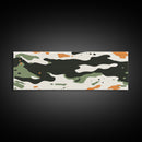 Camoflage, Camo Pattern Wall Art, Framed Canvas Print, Farmhouse Abstract Wall Art, Extra Wide Oversized Wall Art, Cammy Home Decor