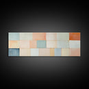 Modern Abstract Framed Canvas | Minimalist Mid Century Modern Wall Art | Large Horizontal Ultra Wide Framed Canvas | MCM Decor