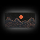 Retro Abstract Art, Art Deco Style, Atomic Age Inspired Wall Art, Pueblo Style Southwestern Art