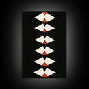 Retro Mid-Century Modern Diamond Art Canvas Print, MCM Style Home Decor