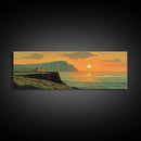 Ireland Painting Print Cliffs of Moher, Framed Canvas Print, Wood Framed Wall Art, Ireland Painting, Ireland Decor, Art of Ireland