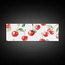 Chery Wall Art Canvas Print - Horizontal Extra Wide Wall Art - Panoramic Kitchen Decor - Kitchen Painting - Cherry Painting - Cherry Decor
