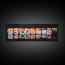 Panoramic Extra Wide Kitchen Wall Art, Sushi Painting Tuna Roll Painting, Modern Art for Kitchen, Kitchen Painting, Dining Room Decor