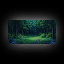 Large Framed Vintage Style Landscape Painting Print | Fantasy Wall Art | Fantasy Painting | Forest Painting | Landscape Wall Art