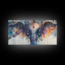 Ganesh Wall Art - Framed Canvas Print - Indian Wall Art - Ready To Hang - Hindu Wall Art - Hindu Painting - Ganesh Painting