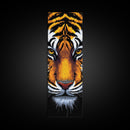 Fierce Tiger Face Framed Canvas Print, Bold Animal Wall Art, Wildlife Decor Above Couch Art, Statement Piece Christmas