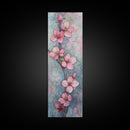 Delicate Cherry Blossom Branch Painting - Canvas Print for Floral Wall Art, Botanical Decor, Pink Bloom Art, Spring Wall Decor, Nature Print