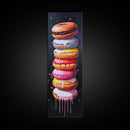 Cute Oil Painting Print of Macaroons - Kitchen Wall Art - Kitchen Decor - Framed Canvas Print - Preppy Kitchen Art - Girly Decor - Food Painting