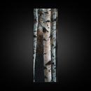Birch Tree Forest Framed Canvas Print Rustic Wabi Sabi Woodland Art Minimalist Bedroom or Living Room Fall Wall Art Decor