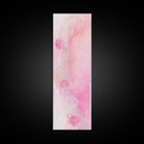 Pink Lace Canvas Print Light Pink Abstract Art Feminine Minimalist Bedroom Decor Vertical Wall Art Wabi Sabi Art Rustic Home Gift Idea
