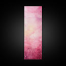 Light Pink Abstract Starry Night Framed Canvas Print Whimsical Bedroom Art Moody Wall Art Vertical Living Room Decor Gift Idea