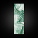 Abstract Green Canvas Print, Botanical Wall Art, Whimsical Minimalist Sage Artwork, Moody Decor for Bedroom or Guest Room, Gift Idea