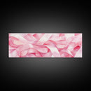 Pink Ribbon Abstract Art Canvas Print Light Pink Wall Art Minimalist Artwork Bedroom Art Above Sofa Decor Gift Idea For Her