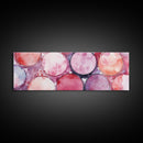 Glitter Eyeshadow Art Canvas Print Makeup Lover Decor Light Pink Abstract Wall Art Bedroom Aesthetic Makeup Room Glamorous Artwork