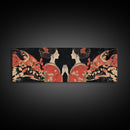 Elegant Geisha Framed Canvas Print Chinoiserie Art Nouveau Print Japanese Zen Art Gift Idea for Her Bedroom Living Room Wall Decor