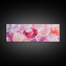 Gemstone Art Canvas Print, Pink Wall Art for Dorm, Light Pink Abstract Art, Whimsical Home Decor, Bedroom or Living Room Gift Idea