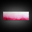Soft Gradient Canvas Print Horizontal Light Pink Wall Art Minimalist Boho Bedroom Rustic Farmhouse Decor Above Bed Pastel Design