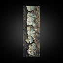 Cracked Earth, Textured Art, Wabi Sabi Art, Canvas Print, Geometric Wall Art, Abstract Landscape, Earth Tones