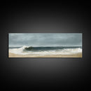 Stormy, Waves, Ocean, Moody, Canvas Print, Coastal Art, Nautical Wall Decor, Living Room Artwork, Dark Beach Painting