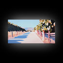 Vineyard Path, Rustic Landscape Print, Dining Room Wall Art, Framed Canvas Print, Nature Painting, Farmhouse Decor, Autumn Art
