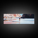Desert River Scene, Canyon Artwork, Earthy Tones, Southwest Landscape, Minimalist Home Decor, Living Room Print, Canvas Print