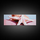 Starfish, Coastal Art, Beach Serenity, Framed Canvas Print, Nautical Wall Art, Minimalist Ocean Decor, Living Room Art, Seaside Theme