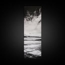 Monochrome Seascape, Minimalist Ocean Art, Black White Canvas Print, Coastal Home Decor, Large Wall Art, Beach Painting, Modern Artwork