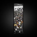 Colorful Pebble Beach, Ocean Rock Photography, Nature Wall Art, Coastal Home Decor, Modern Beach House Print, Framed Canvas Print