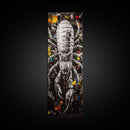 Black Scorpion, Dark Abstract Art, Edgy Wall Decor, Framed Canvas Print, Unique Gift, Gothic Art, Bold Statement Artwork