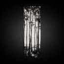 Tall Trees, Monochrome Forest, Tranquil Landscape, Framed Canvas Print, Nature Wall Art, Rustic Cabin Decor, Modern Minimalist Art