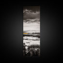 Moody Landscape Art, Black and White Painting, Nature Inspired Wall Decor, Rustic Home Accent, Modern Minimalist Style, Canvas Print