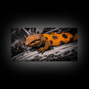 Reptile, Lizard, Wildlife, Canvas Print, Unique Wall Art, Animal Art, Rustic Decor, Living Room Art, Man Cave Gift, Nature Lover Gift