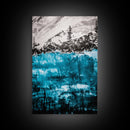 Mountain Lake, Nature Wall Art, Wilderness Art, Outdoor Landscape, Cabin Decor, Black and White Art, Scenic Wall Art, Canvas Print