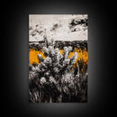 Nature Artwork, Desert Landscape, Western Home Decor, Canvas Print, Rustic Wall Art, Black and White Art, Fall Inspired Artwork