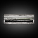 Ocean Waves, Black and White Photography, Coastal Art, Framed Canvas Print, Beach House Decor, Minimalist Seascape, Nautical Theme