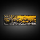 Autumn Forest, Golden Trees, Fall Landscape, Canvas Print, Rustic Wall Art, Nature Lover Decor, Warm Tones, Large Wall Art, Cozy Aesthetic