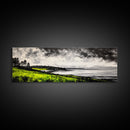 Mountain Reflection, Nature Canvas Print, Lake Wall Art, Black and White Art, Minimalist Landscape, Cabin Decor, Living Room Art